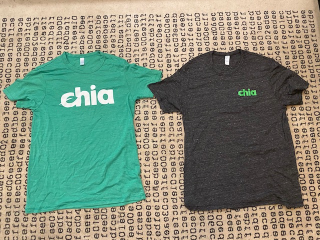 Green and Dark Gray Chia T-Shirts